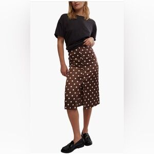 Free People Analise Polka Dot
Button up Skirt
